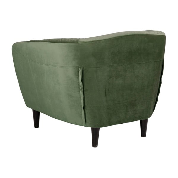 Žalias aksominis krėslas Actona Ria-image-2