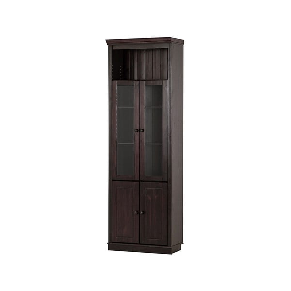 Iš pušies masyvo vitrina rudos spalvos 74x223 cm Anita – Støraa-image-1