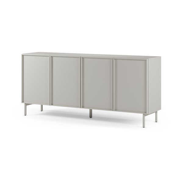 Kreminės spalvos spintelė 180x80x42 cm Brise – Marckeric-image-4
