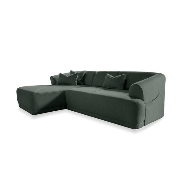 Kampinė sofa žalios spalvos – Miuform