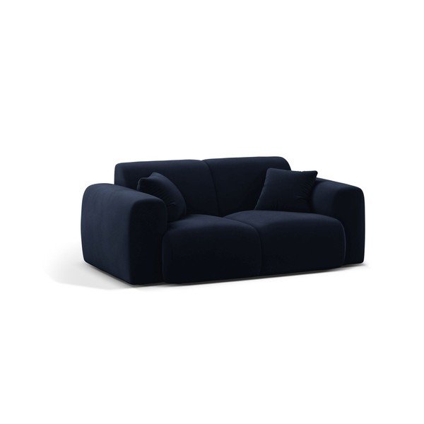 Tamsiai mėlynos spalvos sofa iš velveto 170 cm Molino – Micadoni 