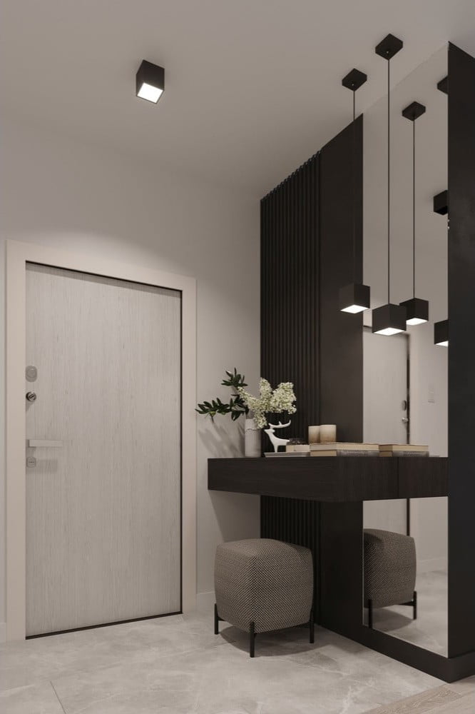 Įkvėpimas : Prieškambaris ir rūbinė, Industrinis stilius, Dekoracijos