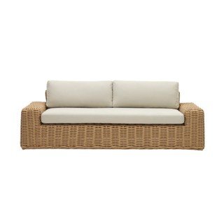 Sodo sofos iš dirbtinio rotango