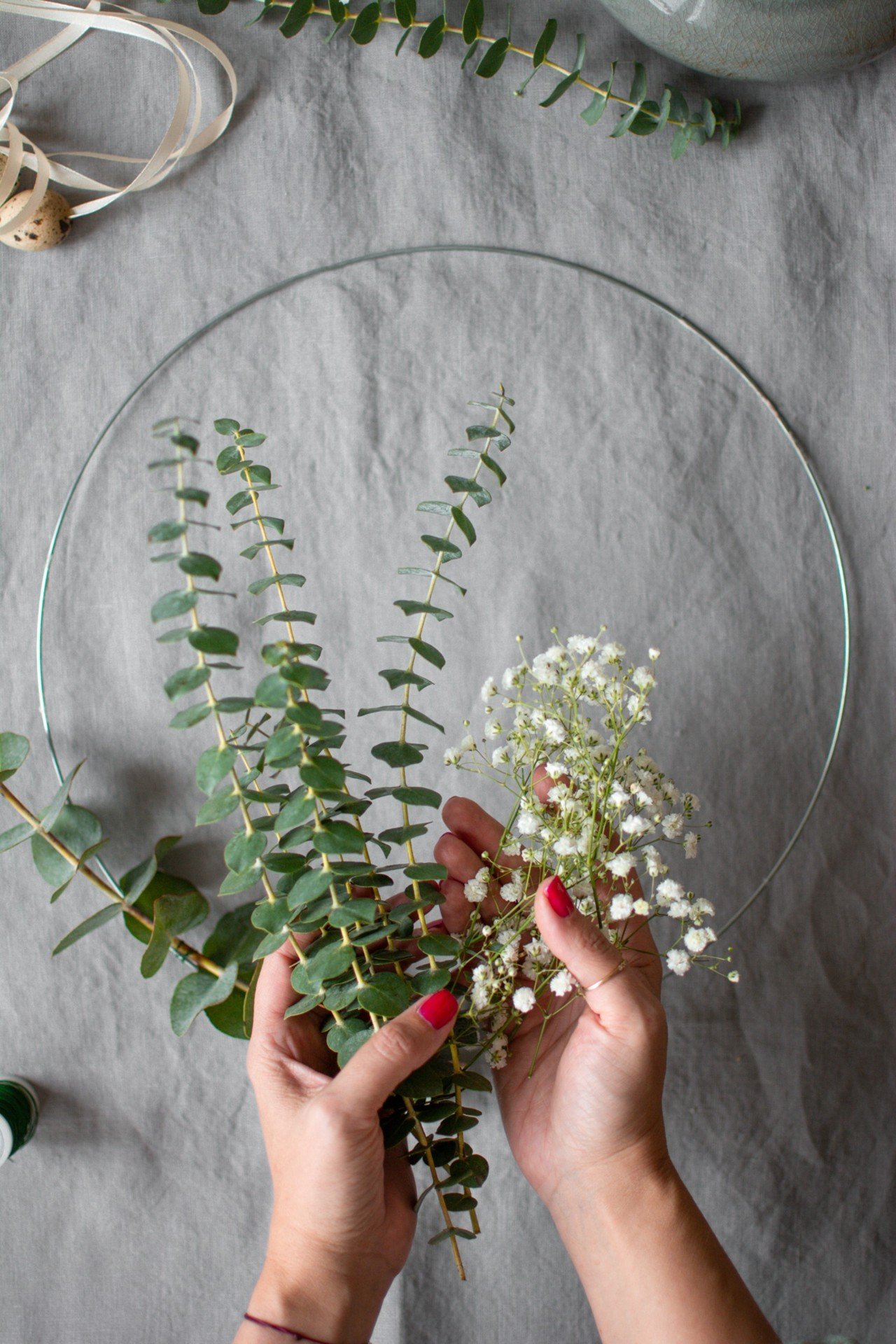 Eukalipto vainiko reikmenys.