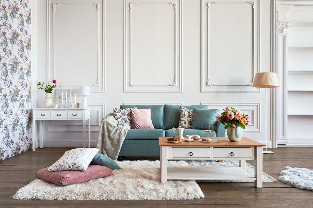 Įkvėpimas : Romantiškas stilius, Svetainė, Velykos, Pavasaris