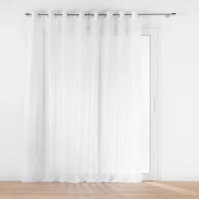 Baltos spalvos iš šydo permatoma užuolaida 300x240 cm Lissea – douceur d'intérieur