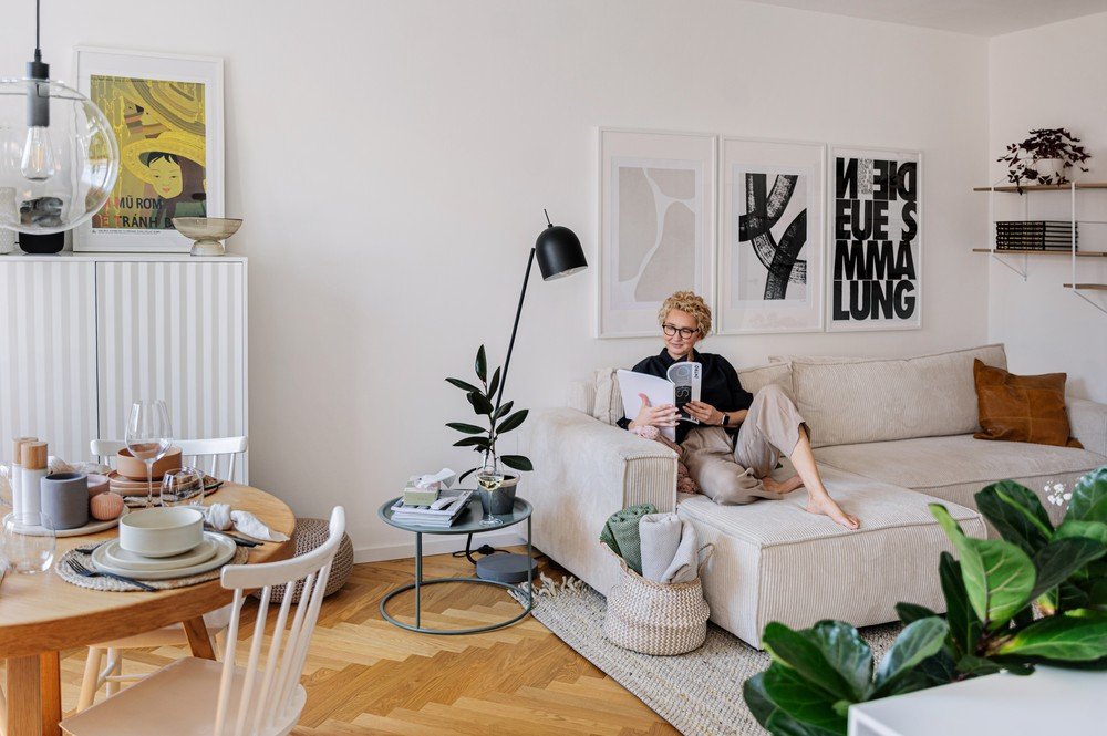 Įkvėpimas : Skandinaviškas stilius, Svetainė, Bonami svečiuose