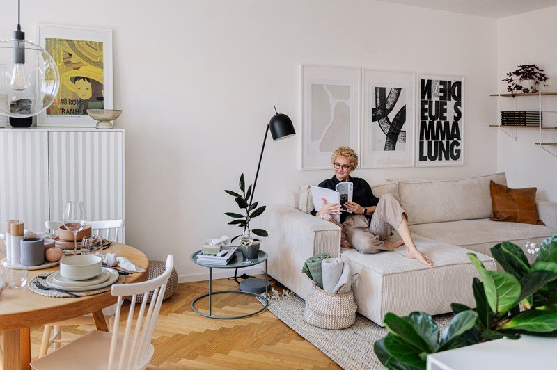 Įkvėpimas : Skandinaviškas stilius, Svetainė, Bonami svečiuose