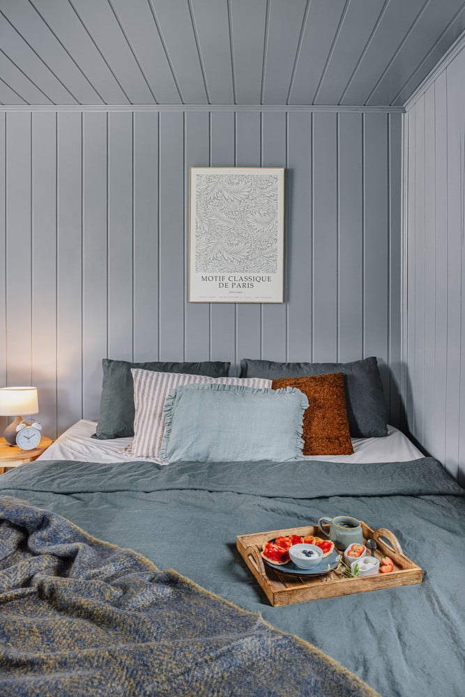 Įkvėpimas : Miegamasis, Sendintas stilius, Tekstilė