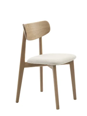 Valgomojo kėdė kreminės spalvos/natūralios spalvos Elim – Unique Furniture