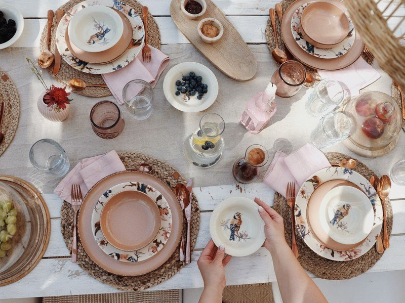 Įkvėpimas : Valgomasis, Romantiškas stilius