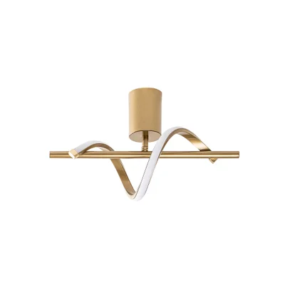Auksinės spalvos lubinis šviestuvas LED 7x41 cm Likma – Opviq lights
