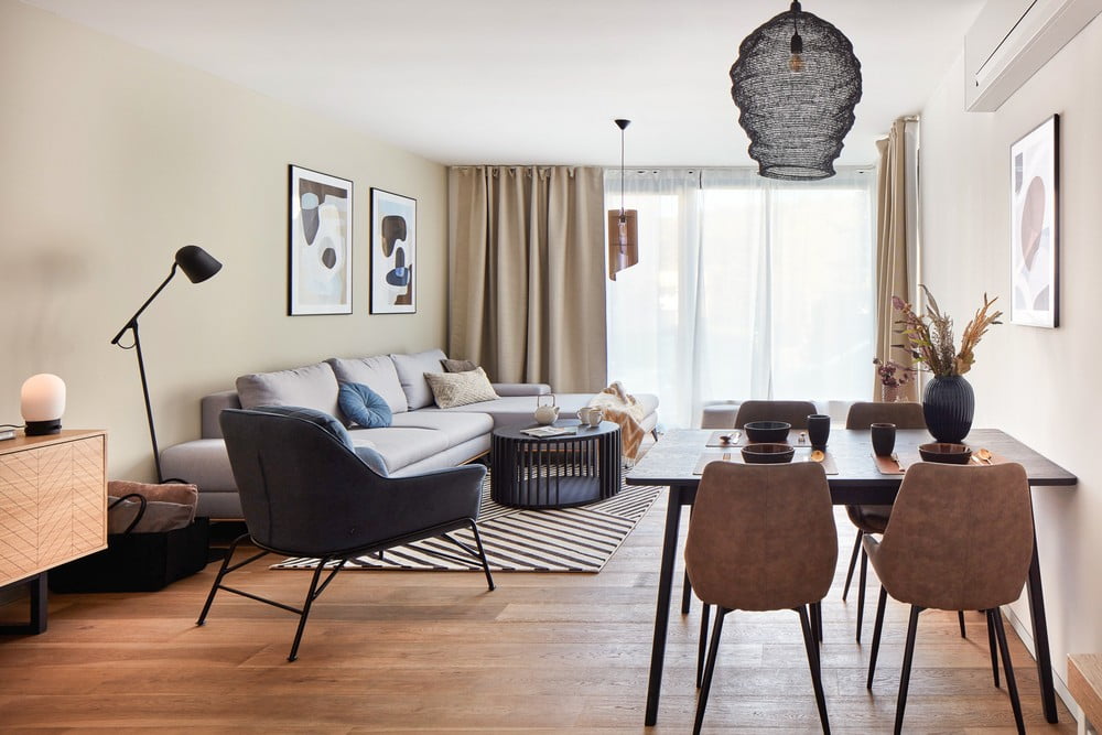 Įkvėpimas : Svetainė, Valgomasis, Skandinaviškas stilius