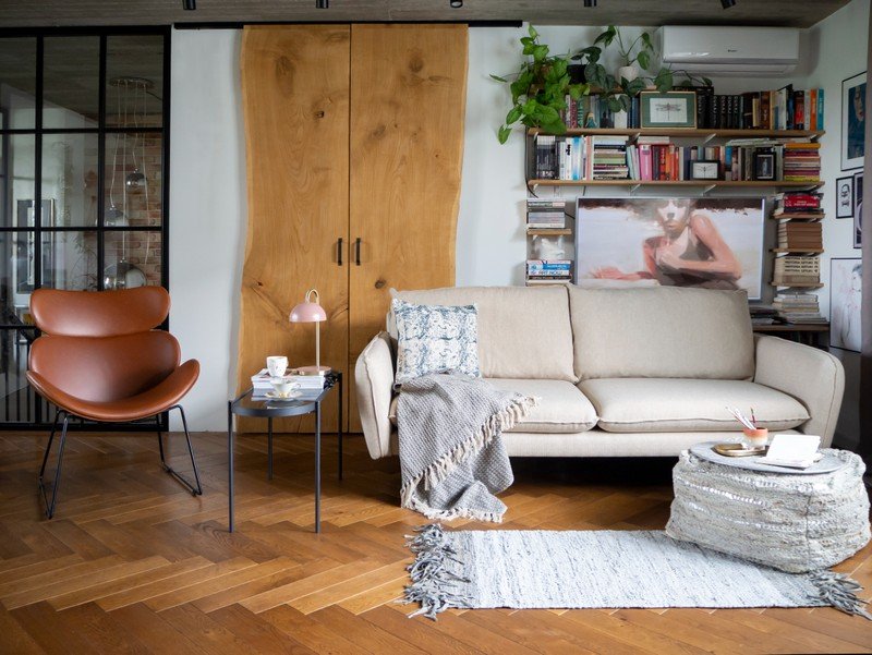 Įkvėpimas : Svetainė, Industrinis stilius