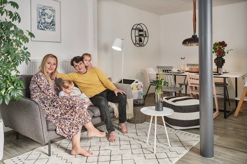 Daugiafunkcinės erdvės su valgomuoju transformacija