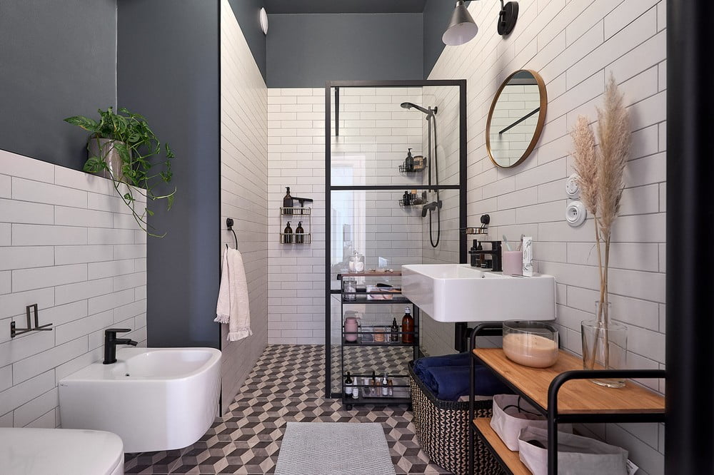 Įkvėpimas : Vonios kambarys, Industrinis stilius