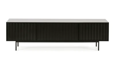 TV spintelė juodos spalvos 180x52 cm Sierra – Teulat