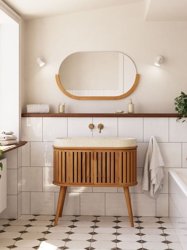 Įkvėpimas : Vonios kambarys, Skandinaviškas stilius