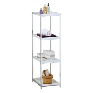 Baltos vonios lentynos