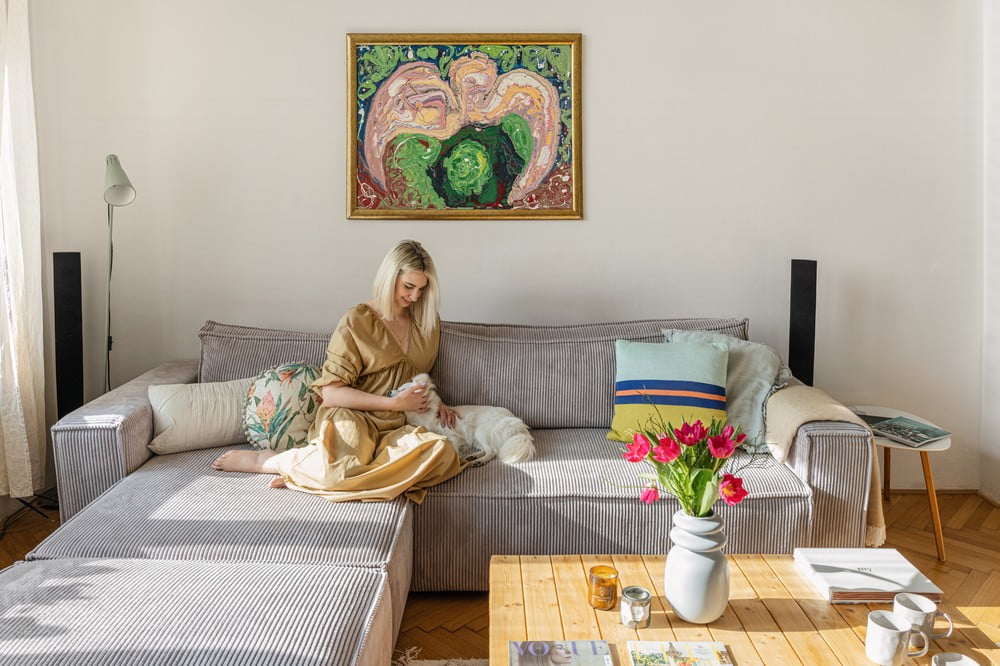 Įkvėpimas : Svetainė, Skandinaviškas stilius, Tekstilė