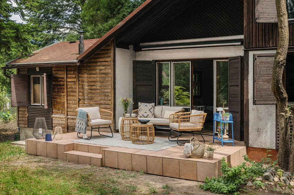 Įkvėpimas : Kotedžas, Balkonas ir terasa, Sodas