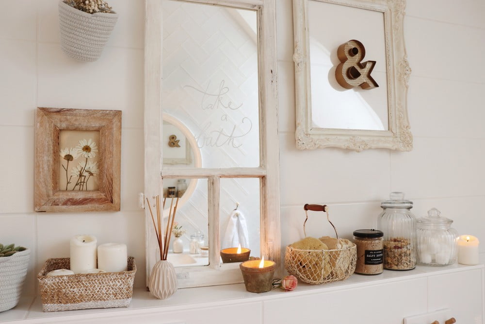 Įkvėpimas : Vonios kambarys, Sendintas stilius