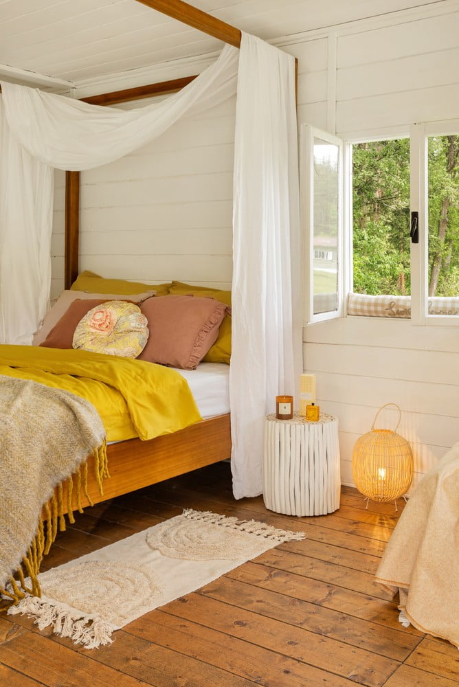 Įkvėpimas : Romantiškas stilius, Sendintas stilius, Miegamasis, Tekstilė