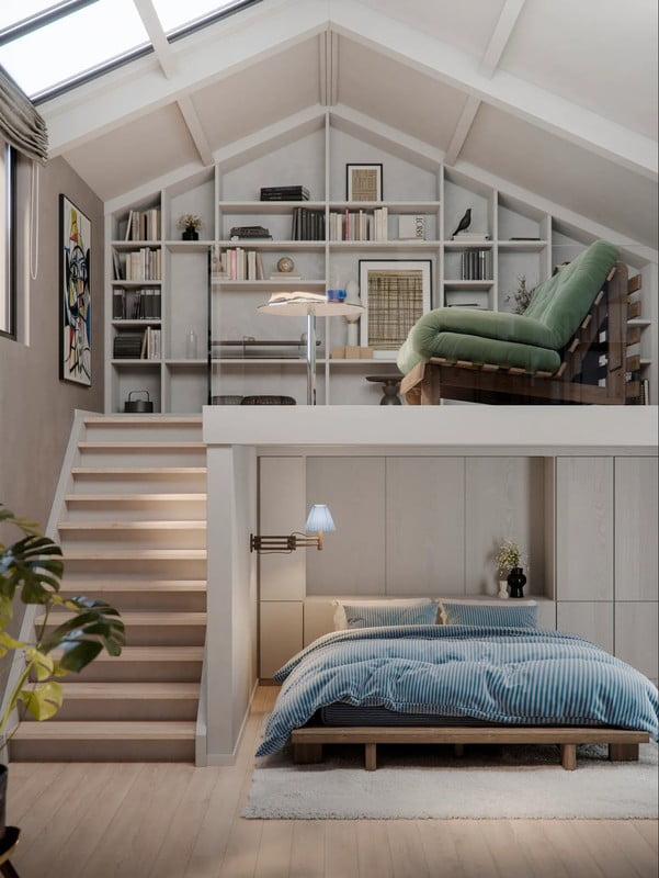 Įkvėpimas : Miegamasis, Skandinaviškas stilius