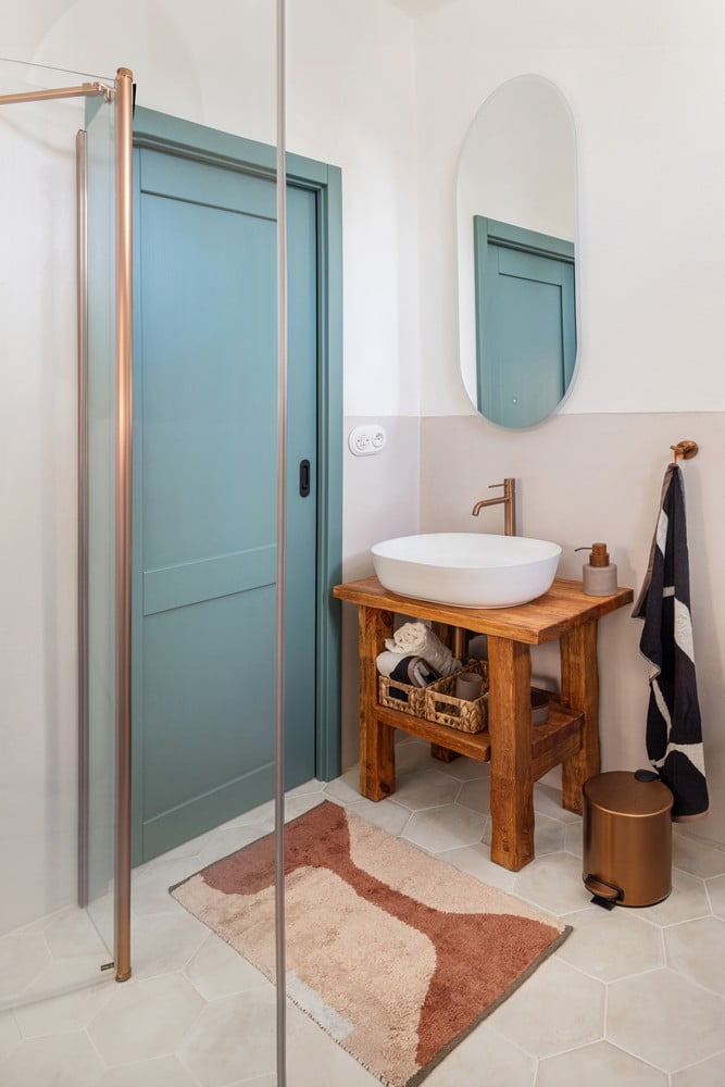 Įkvėpimas : Vonios kambarys, Sendintas stilius