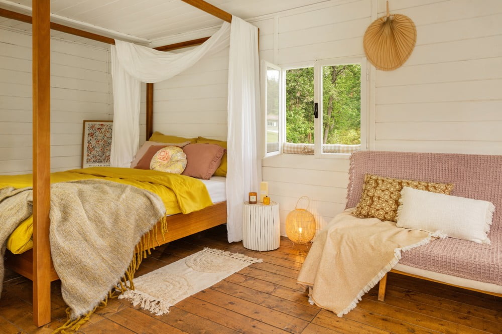 Įkvėpimas : Sendintas stilius, Miegamasis