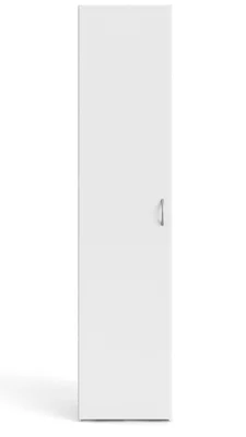 Drabužių spinta baltos spalvos 39x175 cm Space – Tvilum