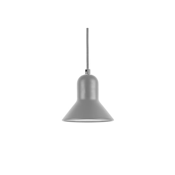 Pilkas pakabinamas šviestuvas Leitmotiv Slender, aukštis 14,5 cm