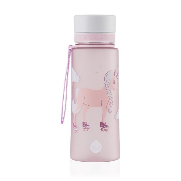 Rožinis buteliukas Equa Unicorn, 600 ml