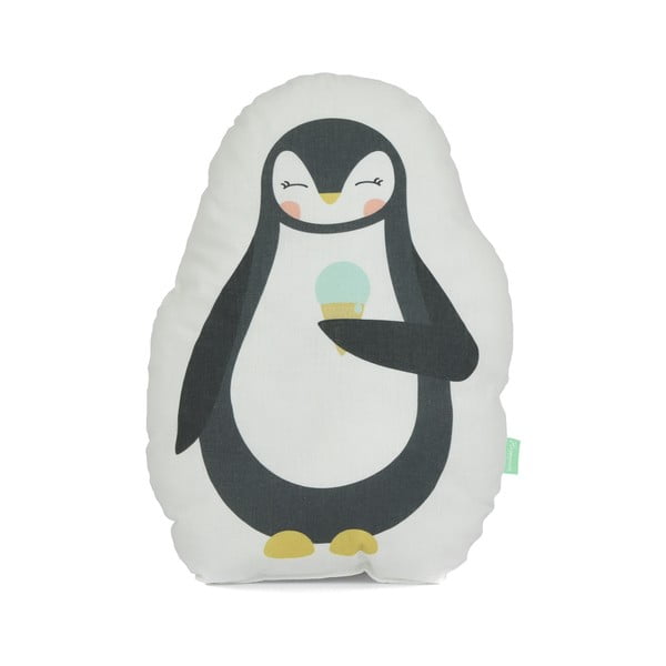 Grynos medvilnės pagalvėlė Happynois Penguin, 40 x 30 cm