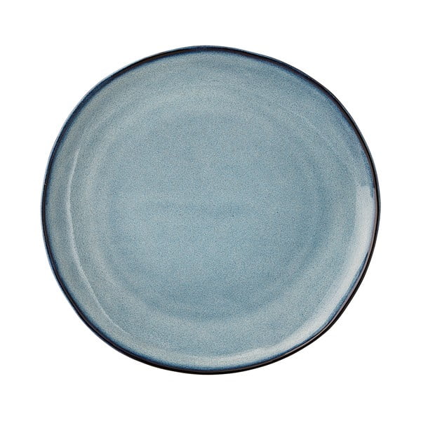 Mėlyna keraminė lėkštė Bloomingville Sandrine, ø 22 cm