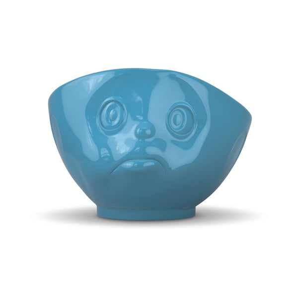 Mėlynas porcelianinis dubuo su piešiniu „58 products“