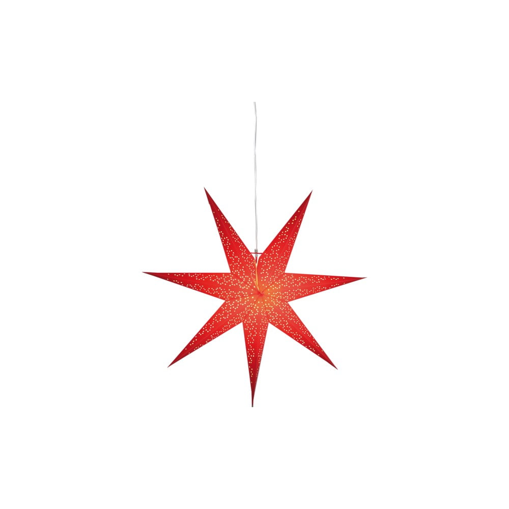 Žvaigždės formos šviesos dekoracija Red Star Trading, Ø 70 cm
