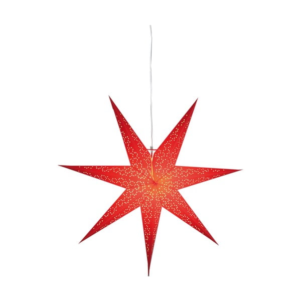 Žvaigždės formos šviesos dekoracija Red Star Trading, Ø 70 cm