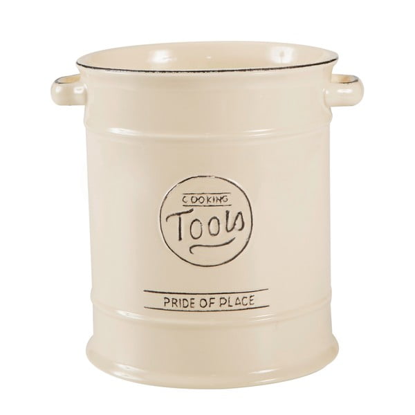 "T&G Woodware" pasididžiavimas "Pride Of Place" kreminės spalvos keraminė virtuvės reikmenų dėžutė