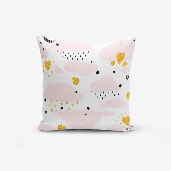 Pagalvės užvalkalas Minimalist Cushion Covers Pink Clouds, 45 x 45 cm