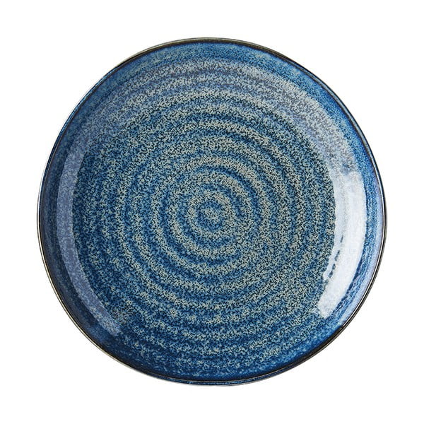 Mėlynos spalvos keraminė lėkštė MIJ Indigo, ø 23 cm