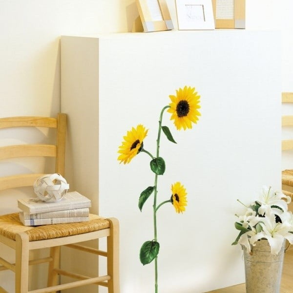 Sienų lipdukų rinkinys Ambiance Sunflowers