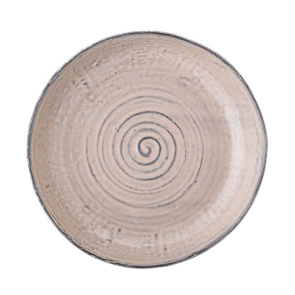 Rausvos spalvos keraminė desertinė lėkštė Bloomingville Alia, ø 23,5 cm