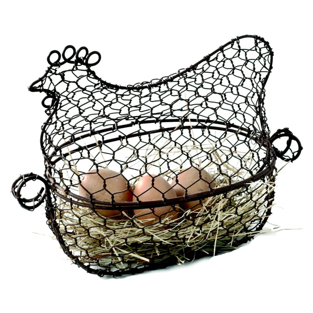 Metalinis kiaušinių krepšelis "Antic Line Hen