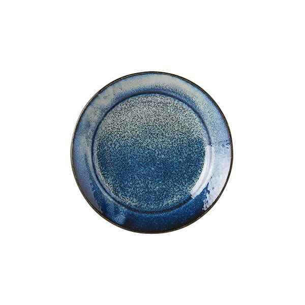 Mėlynos spalvos keraminė lėkštė MIJ Indigo, ø 17 cm