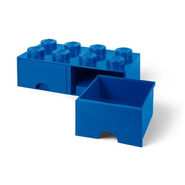 Tamsiai mėlyna daiktadėžė su dviem stalčiais LEGO®