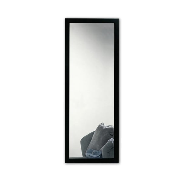 Sieninis veidrodis su juodu rėmu Oyo Concept, 40 x 105 cm