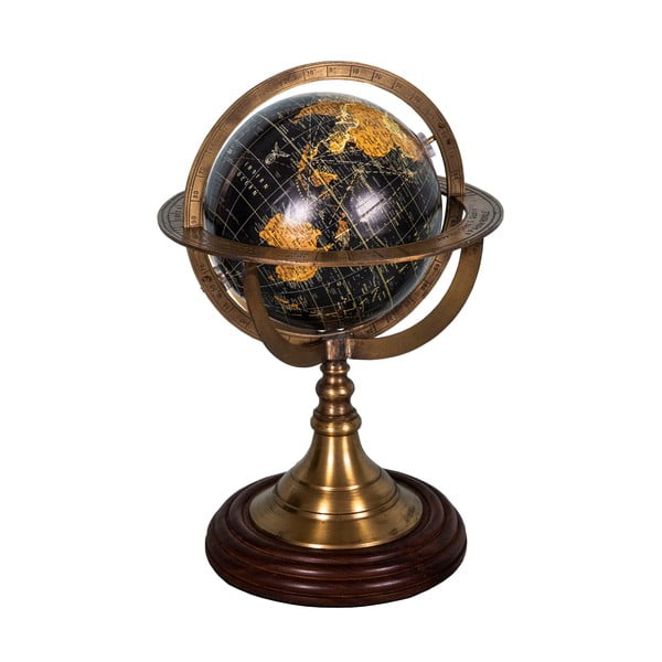 Dekoratyvinis gaublys su palisandro pagrindu Antic Line Globe, ø 17 cm