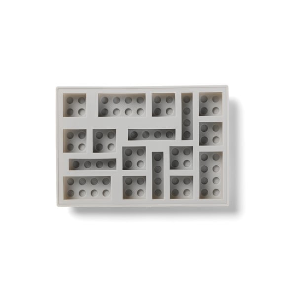 Pilka silikoninė ledukų formelė LEGO®