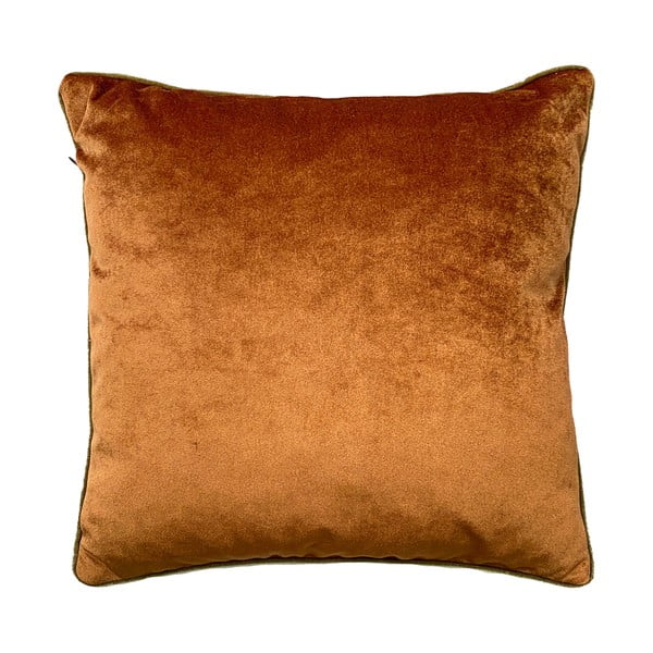 Oranžinis aksominis pagalvės užvalkalas Joynodes Paul, 43 x 43 cm